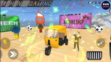 Tuk Tuk Auto Rickshaw 3D Stunt.#2-Android Gameplay 2022