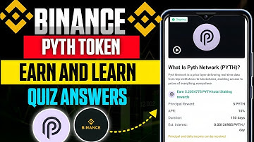 Binance New Earn and Learn PYTH Token | Binance New Earn and Learn | Binance New Earn and Learn 