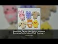 Kpop Ateez Cartoon Key Chains Hongjoong Seonghwa Yunho Aniteez Plush Keyrings San Yeosang Mingi