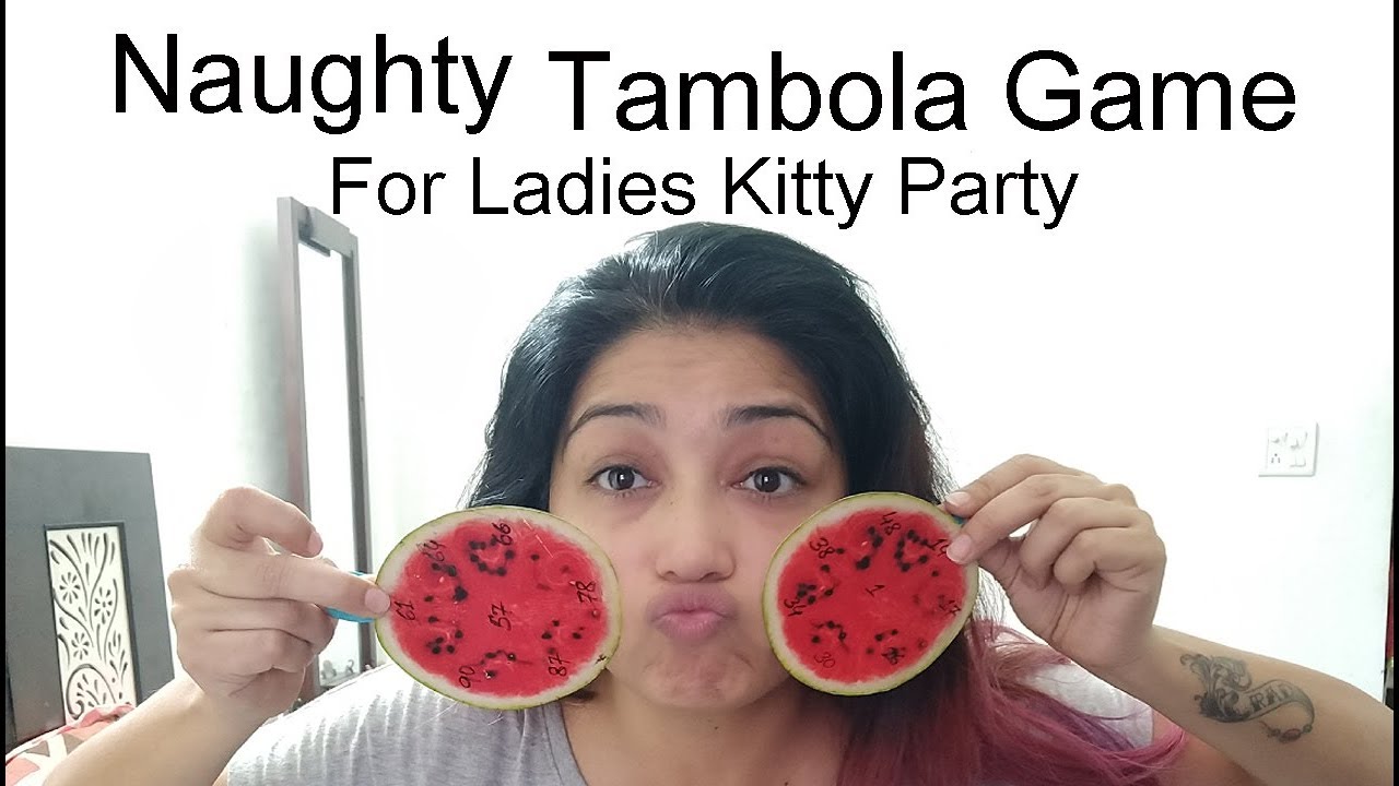 Naughty Tambola Game For Ladies Kitty Party Tambola Kitty Party Game Tambola Games Youtube