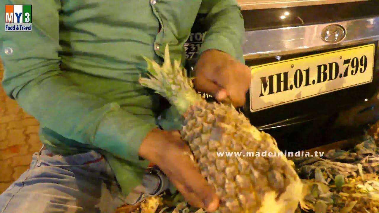 PINEAPPLE CUTTING | PINEAPPLE JUICE | PINEAPPLE SLICING | ROADSIDE FOODS 2021 | STREET FOOD