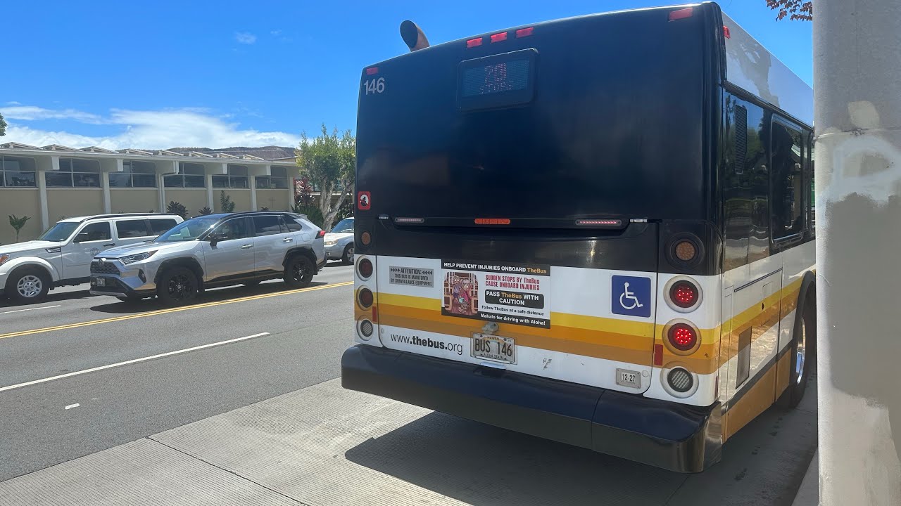 Honolulu thebus route 2l bus 146 youtube