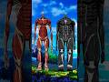 Armin colossal Titan VS All Titan's | winning chances of All AOT Titan's #anime #shorts