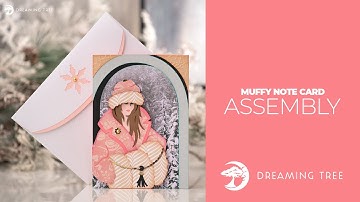 SVG File - Muffy Note Card - Assembly Tutorial (For Cricut, Silhouette, and ScanNCut)