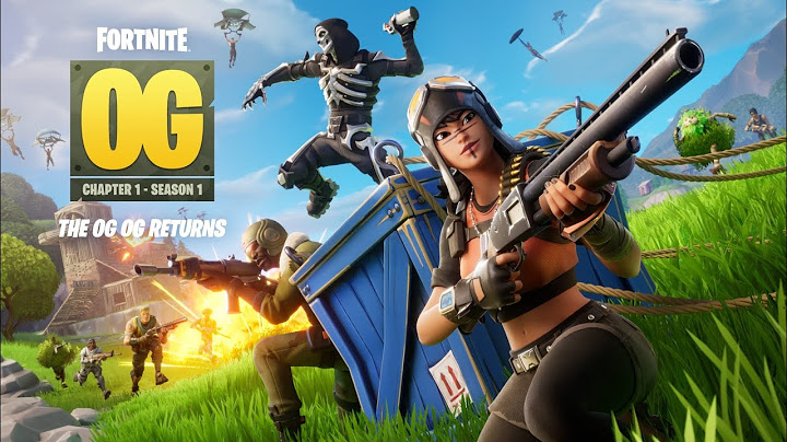 trailer Fortnite OG Chapitre 1 saison 1