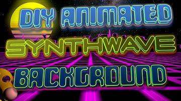 HitFilm Tutorial | Quick animated synthwave style background