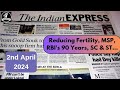 2nd April 2024 | Today Indian Express Newspaper Editorial, Ideas Analysis | By Gargi Classes