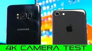 Here is our rear facing camera comparison between the iphone 8 vs
samsung s8. other comparisons coming soon. more info on 8:
http://amzn.to/2z...