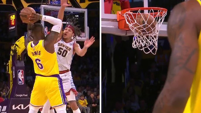 LeBron James stuns NBA world as he loses ball on breakaway dunk