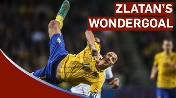 Zlatan Ibrahimovic Scores Amazing 30-yard Bicycle-kick vs England | Sweden 4-2 England