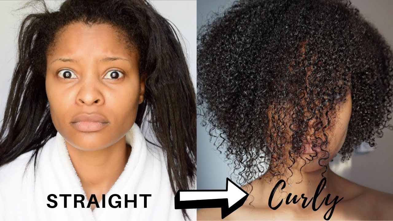 HOW TO: STRAIGHT TO CURLY (4A-4B Texture) | Wash Routine 2019 ...