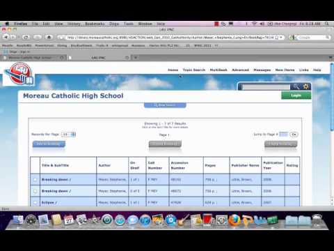 L4U: the MCHS library's library catalog