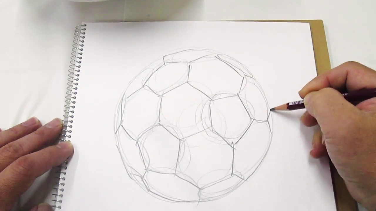 クロッキー サッカーボールを３分で描いてみよう Youtube