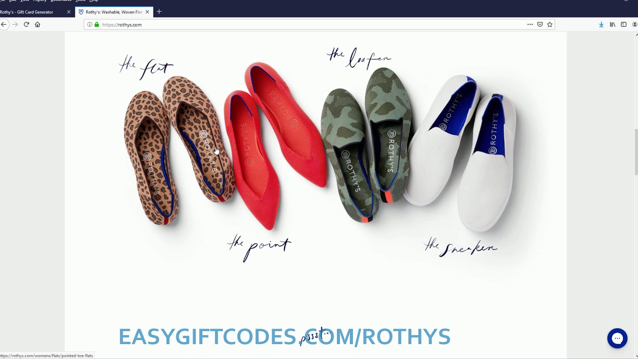 rothys coupon code not working