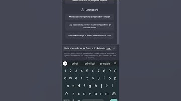 how chatgpt reacts to write a leave letter #chatgpt #artificialintelligence #ai #elonmusk