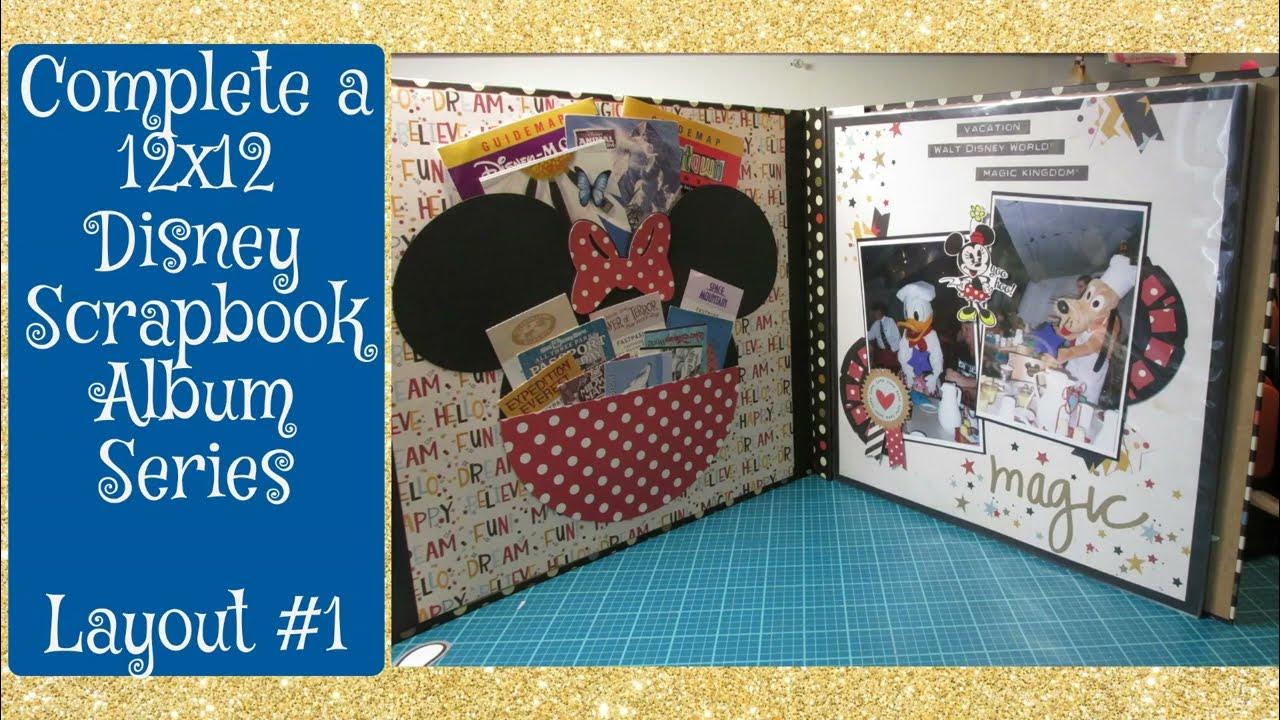 12x12 Scrapbook Layout Page #1 & Inside Cover *Complete a 12x12