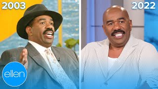 Steve Harvey's First & Last Appearances on the 'Ellen' Show