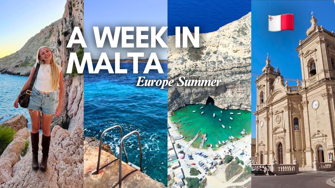 a week in Malta & Gozo | hidden beaches, freedive & blue hole  🇲🇹