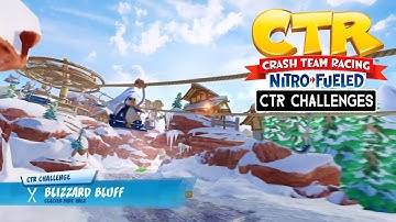 Crash Team Racing Nitro Fueled Blizzard Bluff CTR Challenge Token Locations