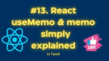 13 React use Memo  Tamil tutorial | use memo vs memo beginner guide | #Codewithmathan