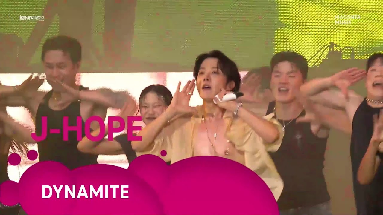 j-hope 'Dynamite (Tropical Remix)' & 'Butter (Hotter Remix)' @ Lollapalooza Berlin 2025