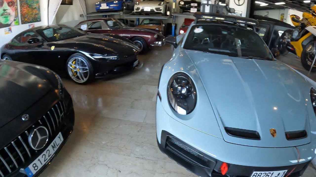 Super car dealers Marbella Spain part 1 YouTube