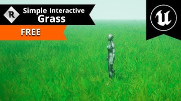 Simple Interactive Grass - Unreal Engine 5 (FREE Asset)
