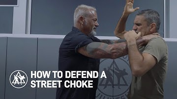 How to escape a two hand choke | As taught by Helio Gracie