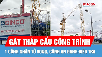 Vụ gãy tháp cẩu công trình ở Đà Nẵng: 1 công nhân tử vong, công an đang điều tra