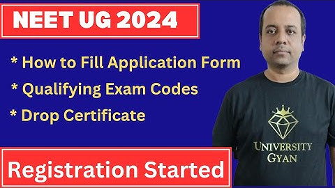 How To Fill NEET UG 2024 Application Form | Qualifying Exam Codes | NEET 2024 |