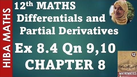 12th maths chapter 8 exercise 8.4 question 9,10 tn syllabus hiba maths