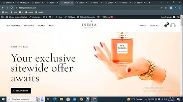 Create perfume selling website with wordpress only just in 20 minutes
