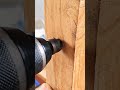 Proses pemasangan baut kayu dengan alat pertukangan canggih #shorts