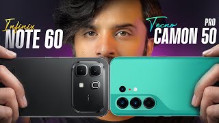 Infinix Note 60 Vs Tecno Camon 50 Pro - Best Smartphone Under 90K In Stan 2026?