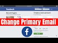 How to Change Your Primary Email Address on Facebook