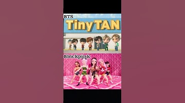 BTS TINY TAN💥 V/S BLACKPINK🔥 #bts #blackpink #shorts #ytshorts