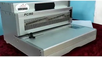 Manual Spiral Binder Machine|Electric Coil Inserter |360mm|Heavy Duty - All Aluminium|Jindal Offset