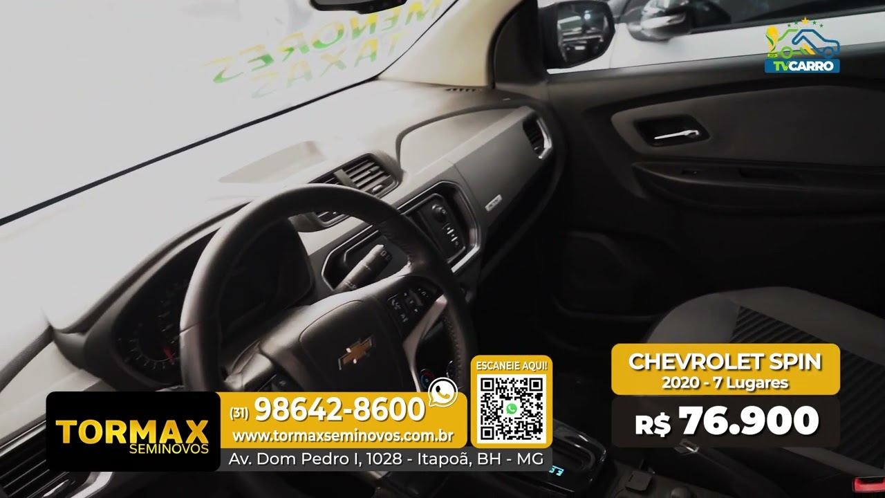 ⁣🔥 CHEVROLET SPIN 2020 NA TORMAX VEÍCULOS! 🚗✨