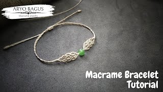Macrame Bracelet Tutorial | Easy DIY Bracelet for Beginners #macramebracelets #diy 