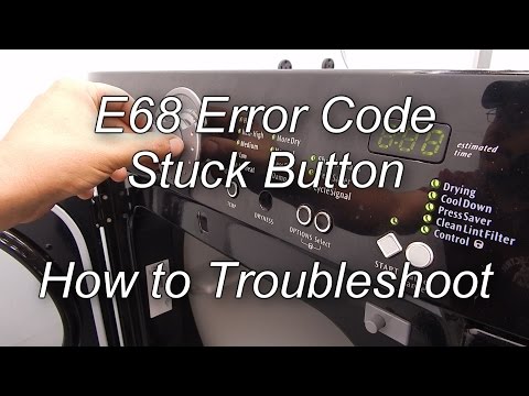 Frigidaire Dryer Error Code E68 - How To Troubleshoot And Repair