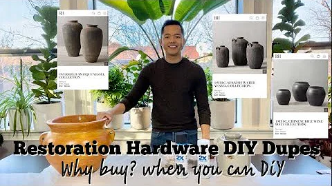 Restoration Hardware DIY Dupes | Why buy? when you can DIY with PATRICK VIRAY