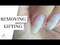 How to remove any gel nail lifting