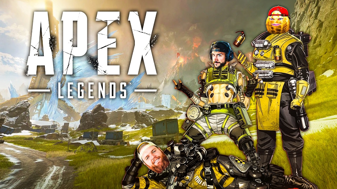 *NEW* TheBurntPeanut Could NOT Stop Laughing in Apex Legends w/ HutchMF & NickMercs