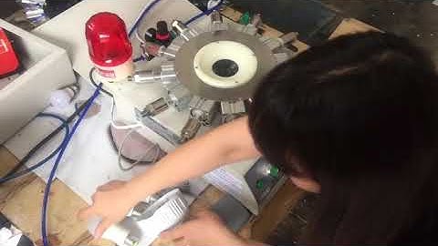 E27 bulb cap crimping punching Machine with lighthim test and short circuit test