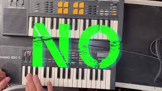Casio SK-1 Vs.  SK-5: difference without significance or is one really better? You tell me