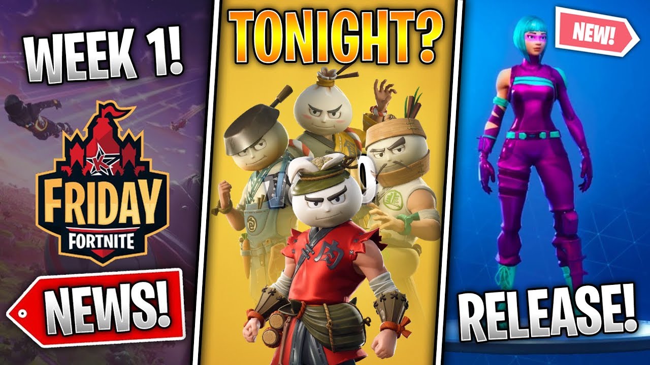 Friday Fortnite Date Wonder Skin Date Dumpling Skin Tonight Friday Fortnite Week 4 Challenges More Fortnite News Youtube
