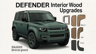 Land Rover Defender L663 Interior Wood Options & How To DIY Upgrade