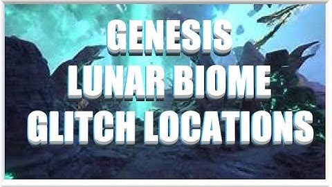 Lunar Biome Glitch Locations for ARK Genesis