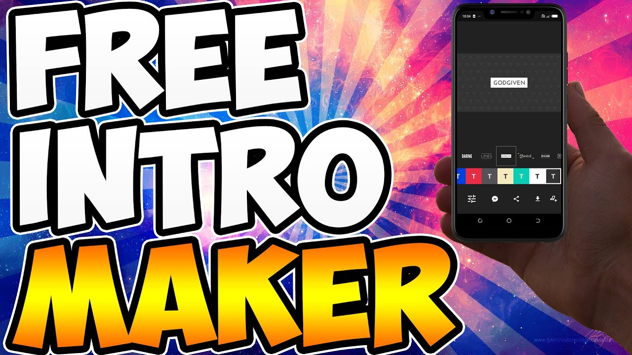 Free Intro Maker App For Android - Legend Intro Maker For Youtube - YouTube