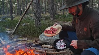 Cooking and making Coffee on Campfire - A Solo Adventure
